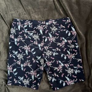 Briggs New York Shorts Dark Blue floral